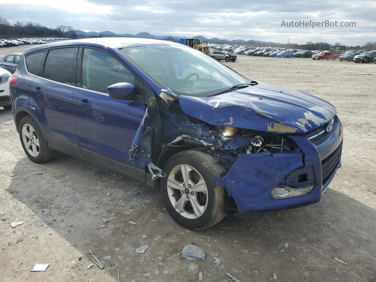 2016 Ford Escape Se Blue vin: 1FMCU9GX6GUC37700