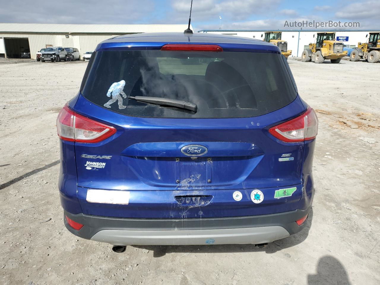 2016 Ford Escape Se Синий vin: 1FMCU9GX6GUC37700