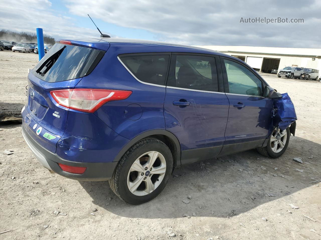 2016 Ford Escape Se Синий vin: 1FMCU9GX6GUC37700