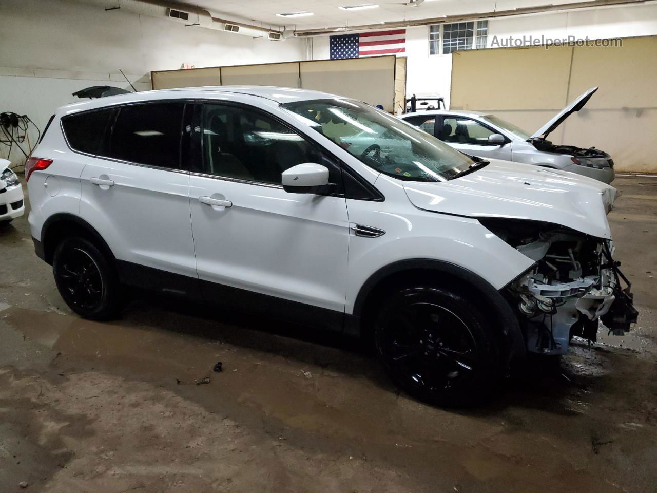 2016 Ford Escape Se White vin: 1FMCU9GX6GUC38202