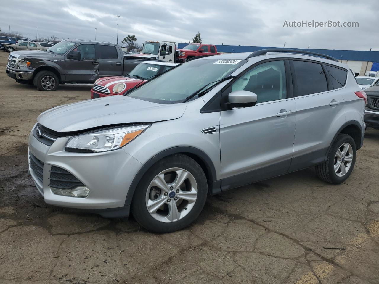 2016 Ford Escape Se Silver vin: 1FMCU9GX6GUC56411