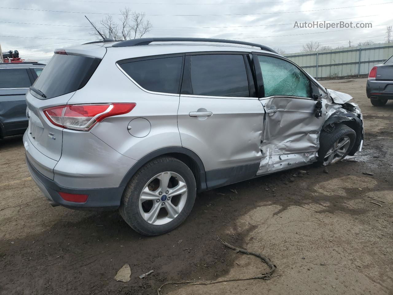 2016 Ford Escape Se Silver vin: 1FMCU9GX6GUC56411