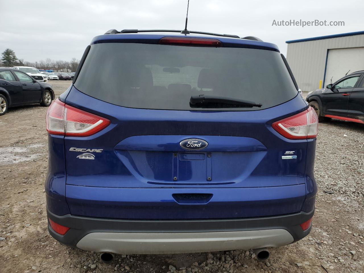 2013 Ford Escape Se Blue vin: 1FMCU9GX7DUA23519