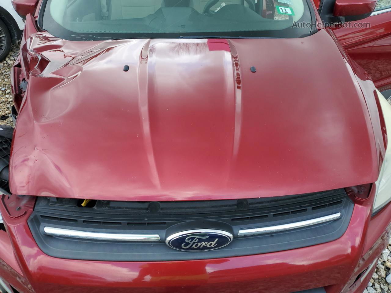 2013 Ford Escape Se Red vin: 1FMCU9GX7DUC06208