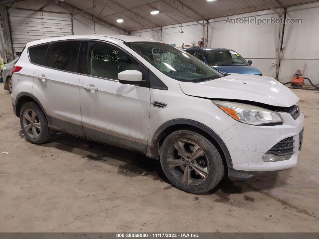 2013 Ford Escape Se White vin: 1FMCU9GX7DUC38379