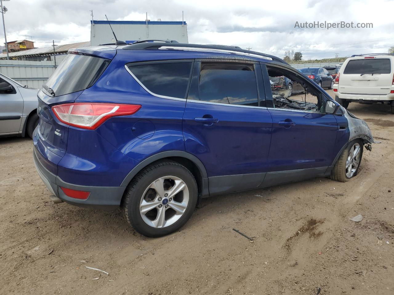 2013 Ford Escape Se Blue vin: 1FMCU9GX7DUD54181