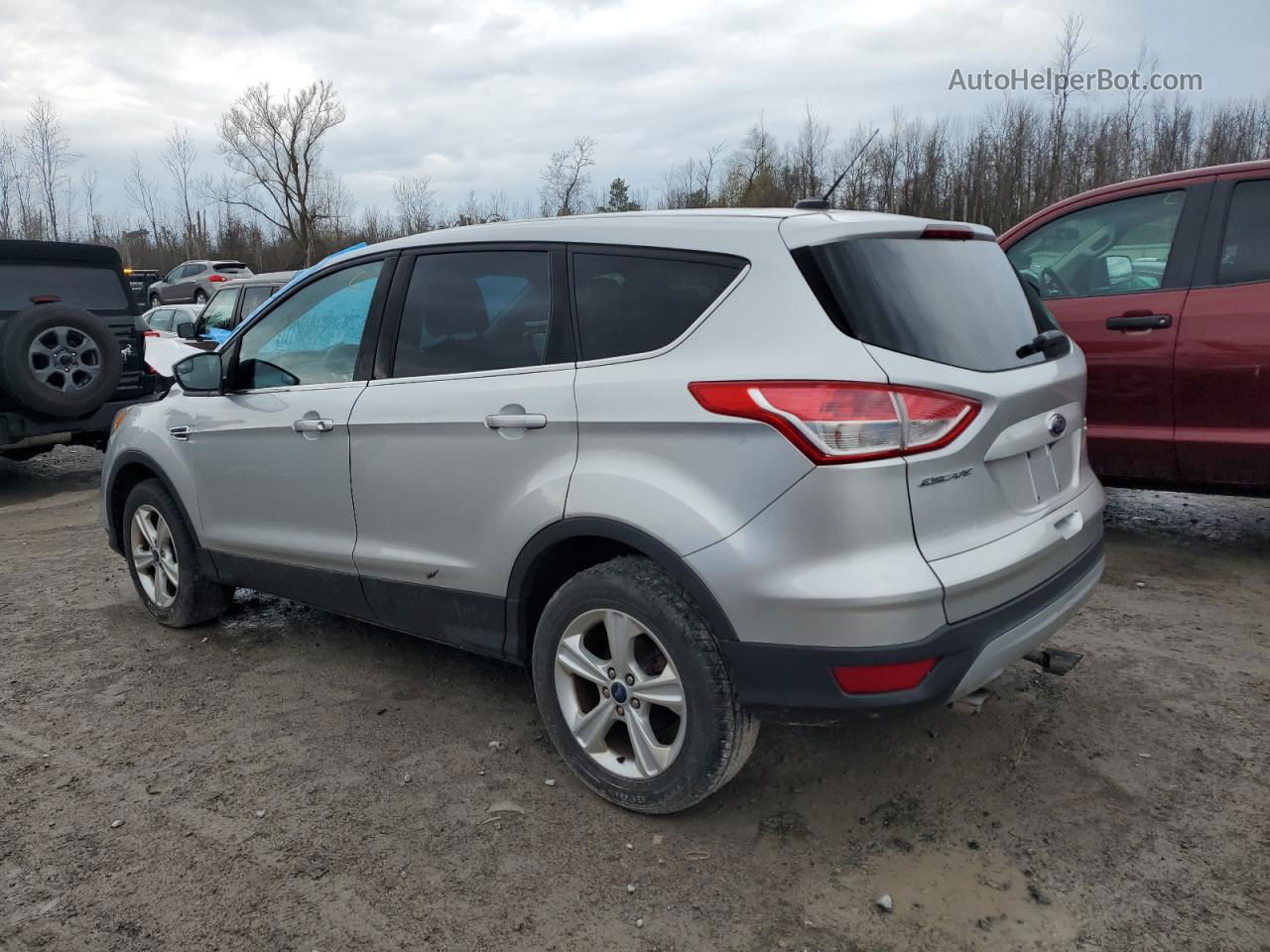 2014 Ford Escape Se Silver vin: 1FMCU9GX7EUB25520