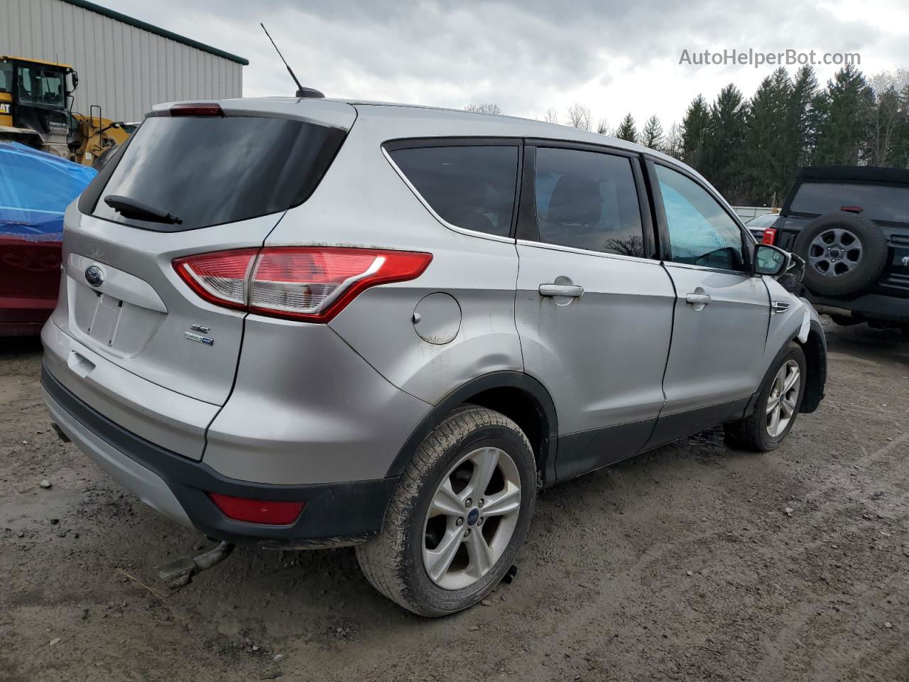 2014 Ford Escape Se Silver vin: 1FMCU9GX7EUB25520