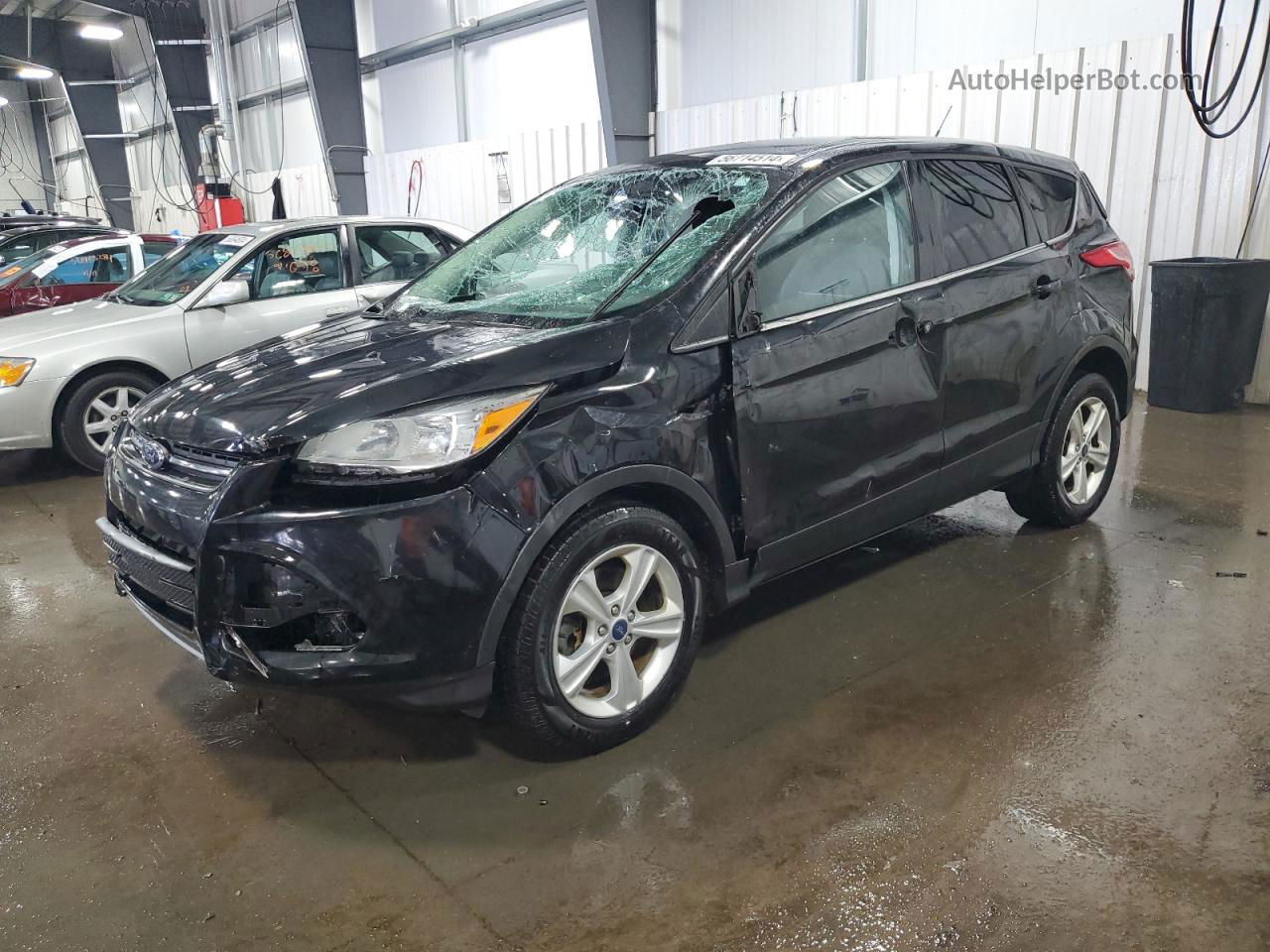 2014 Ford Escape Se Black vin: 1FMCU9GX7EUB80159