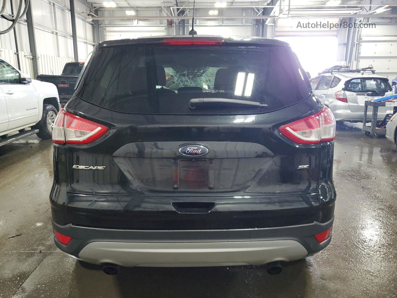 2014 Ford Escape Se Black vin: 1FMCU9GX7EUB80159