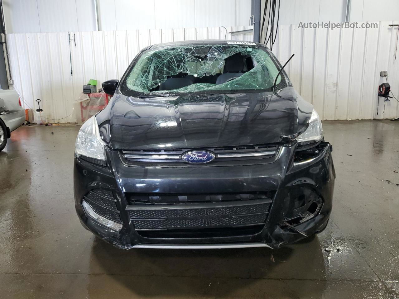 2014 Ford Escape Se Black vin: 1FMCU9GX7EUB80159