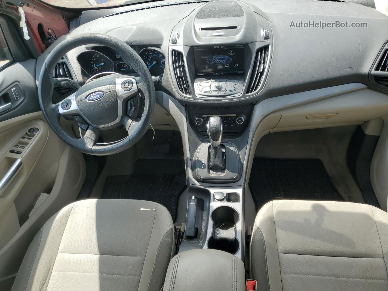 2014 Ford Escape Se Оранжевый vin: 1FMCU9GX7EUB90559