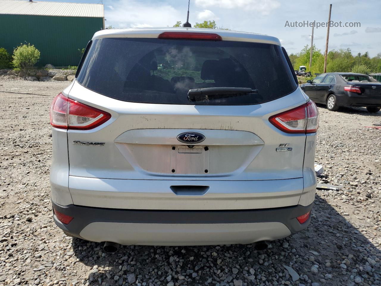 2014 Ford Escape Se Silver vin: 1FMCU9GX7EUE44870