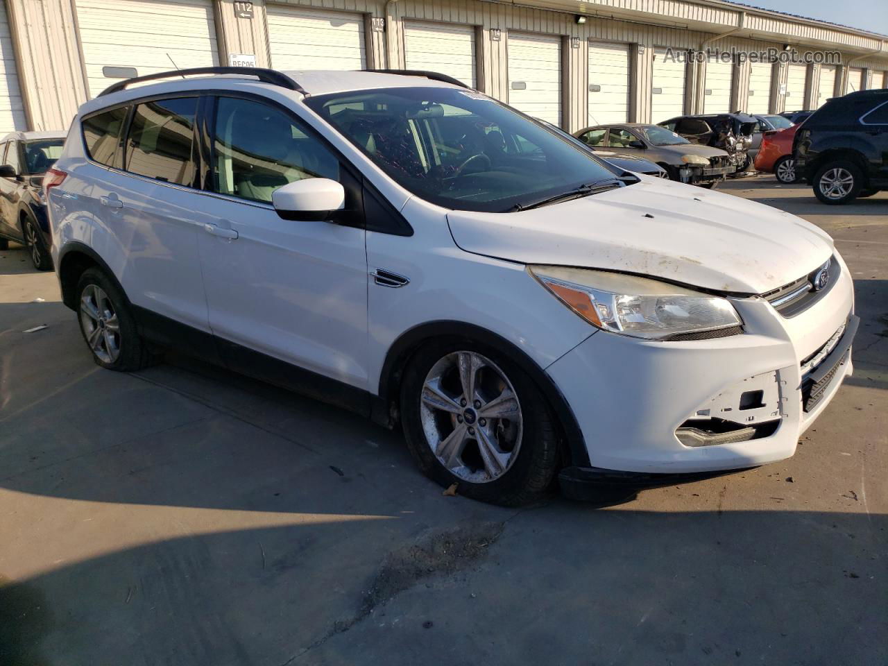 2015 Ford Escape Se White vin: 1FMCU9GX7FUA48228