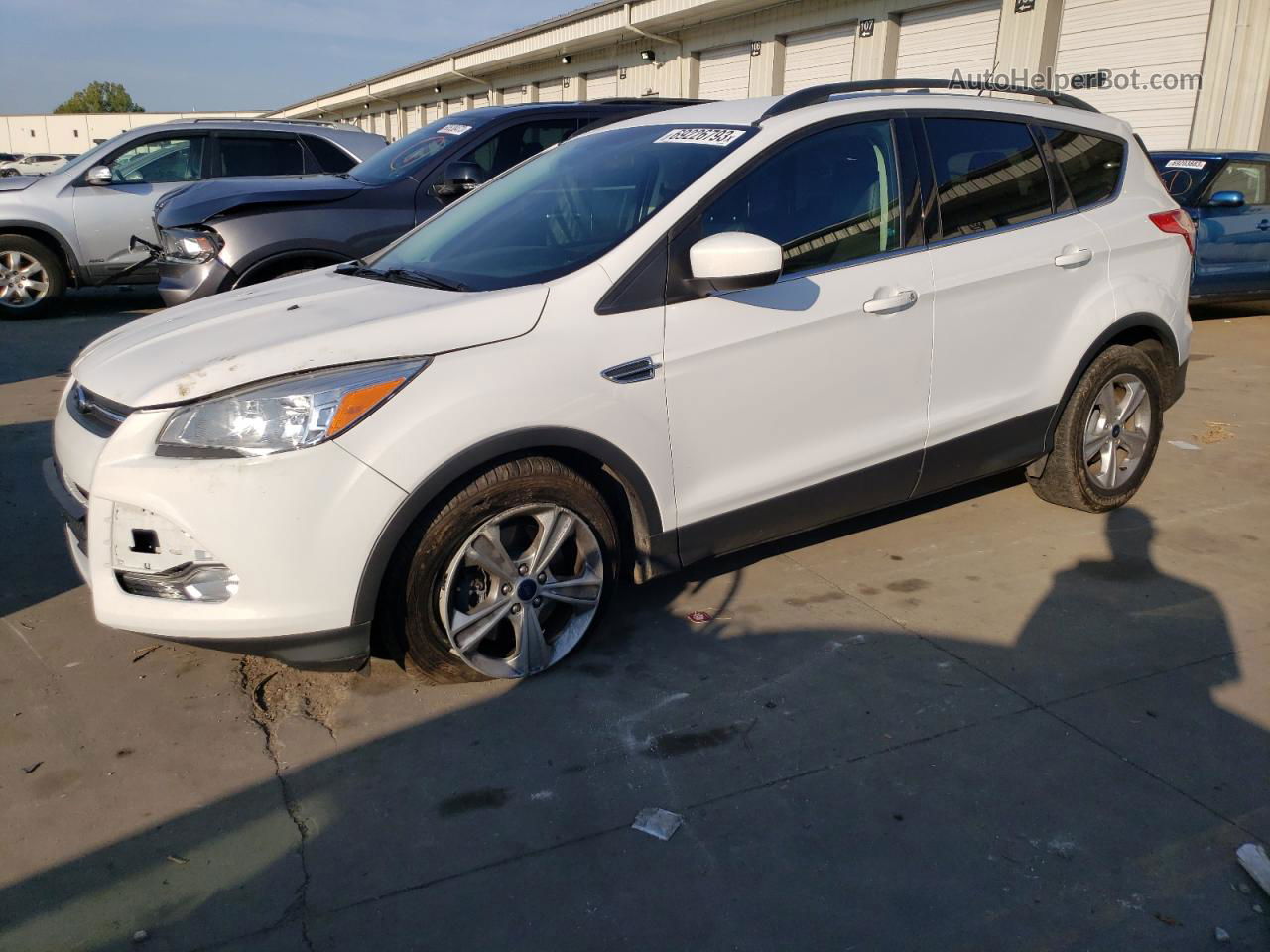 2015 Ford Escape Se White vin: 1FMCU9GX7FUA48228