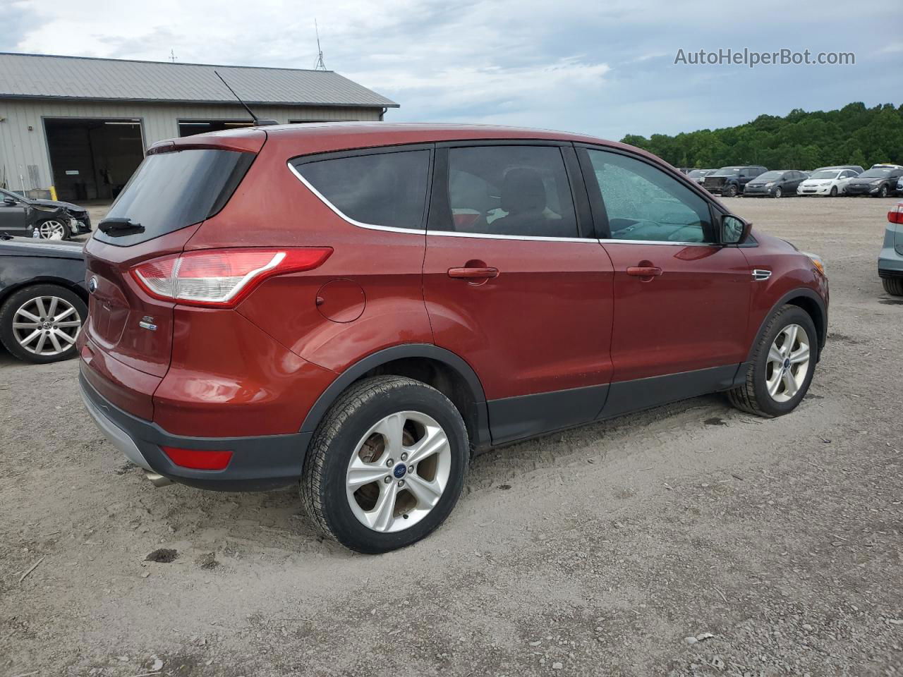 2015 Ford Escape Se Red vin: 1FMCU9GX7FUB02093