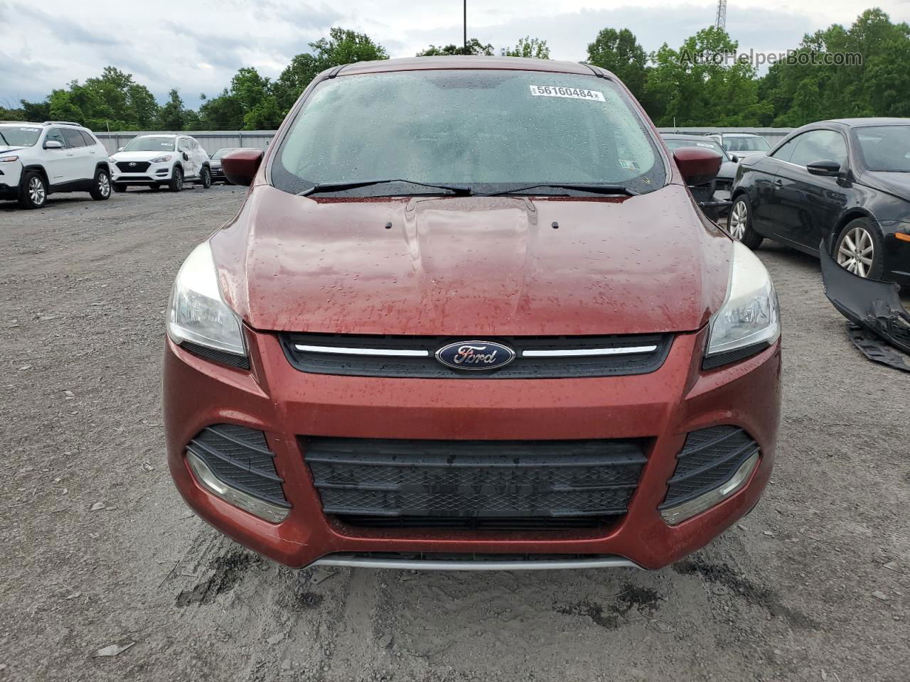 2015 Ford Escape Se Red vin: 1FMCU9GX7FUB02093