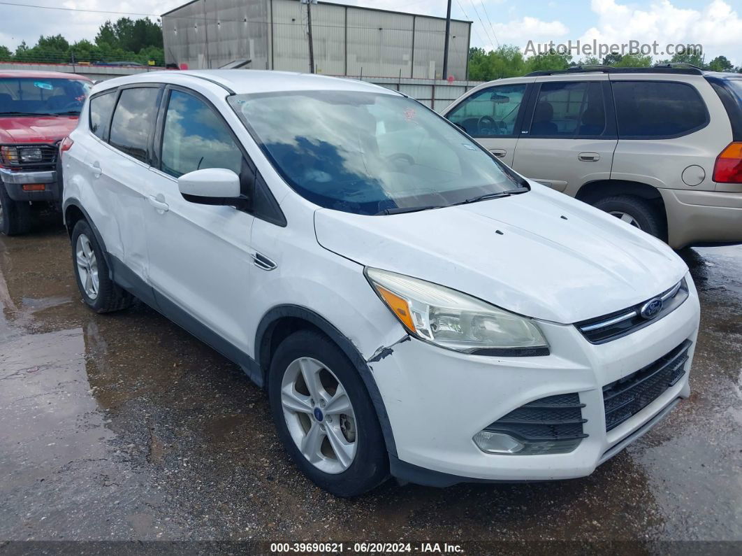 2015 Ford Escape Se White vin: 1FMCU9GX7FUB09058