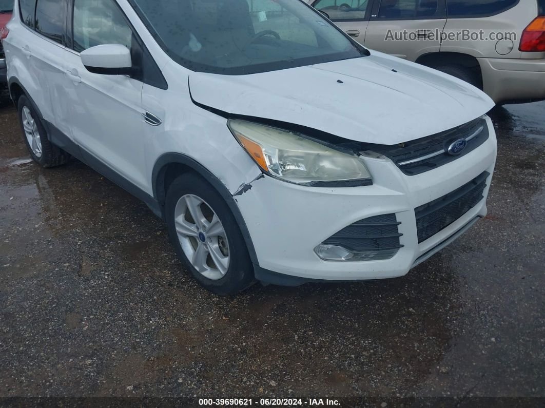 2015 Ford Escape Se White vin: 1FMCU9GX7FUB09058