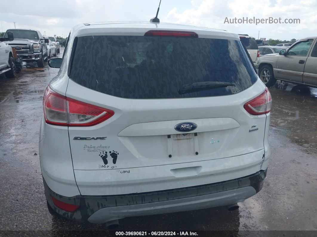 2015 Ford Escape Se Белый vin: 1FMCU9GX7FUB09058