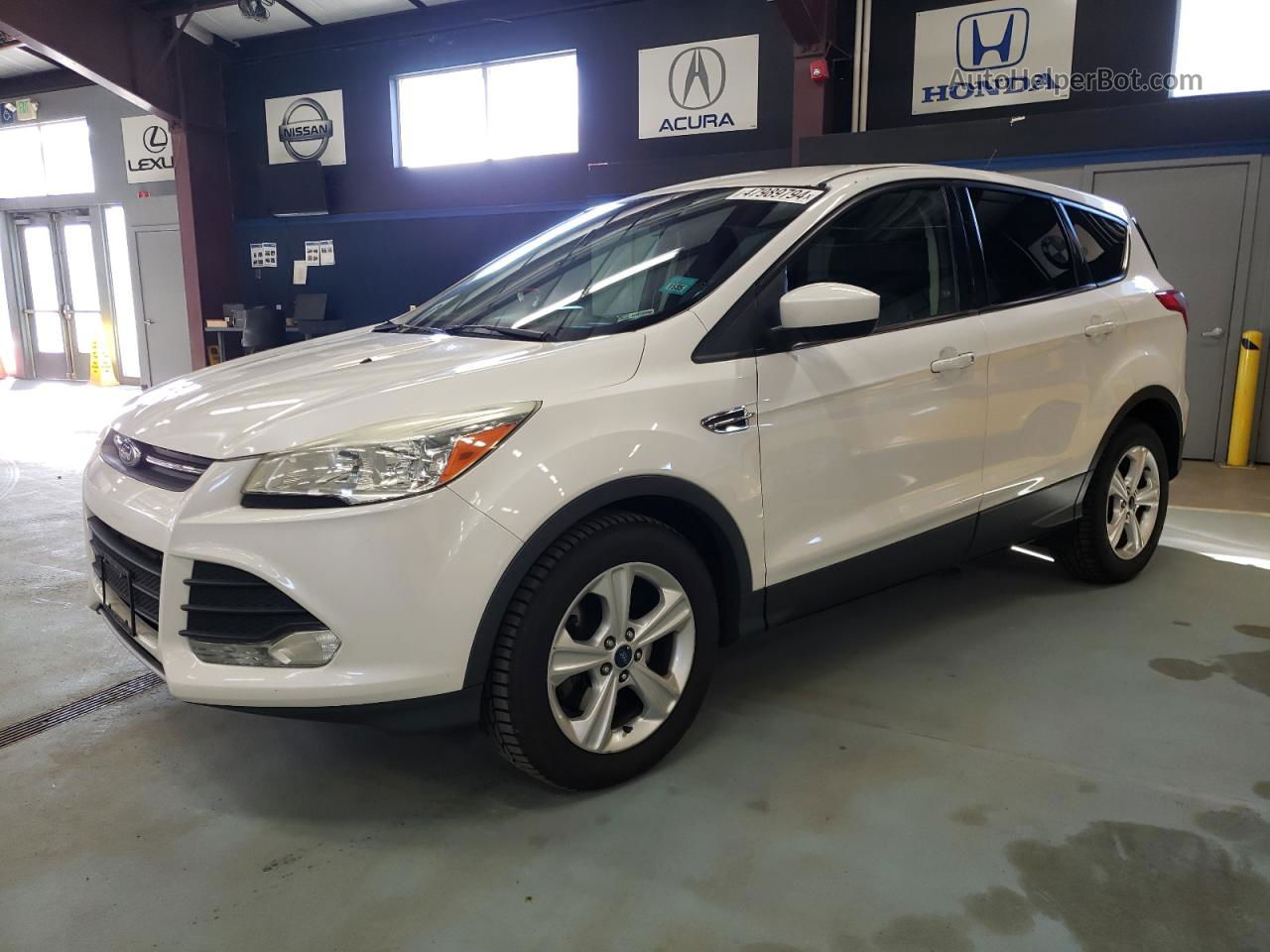 2015 Ford Escape Se White vin: 1FMCU9GX7FUC30902