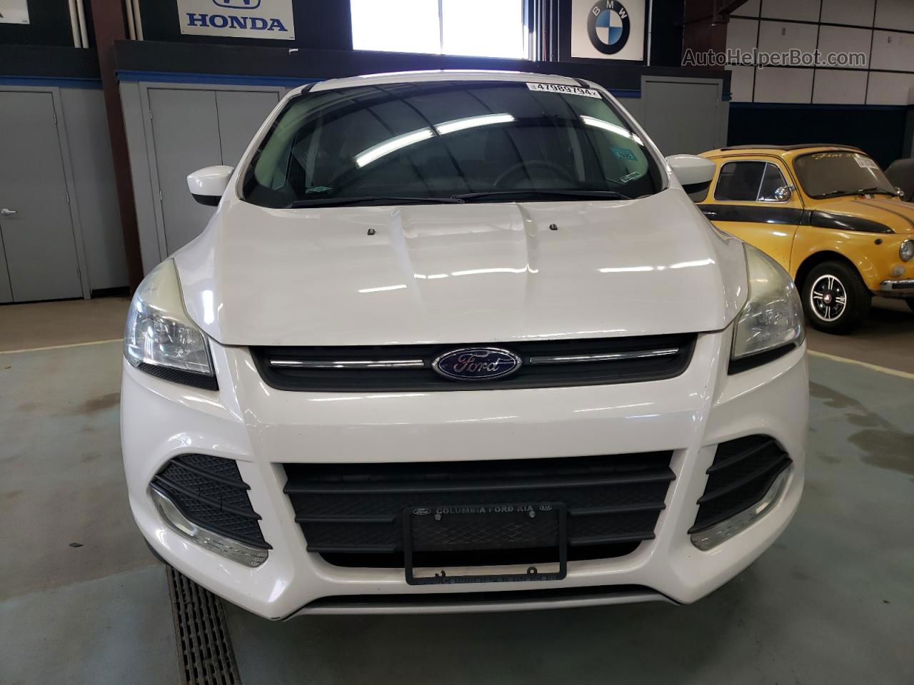 2015 Ford Escape Se White vin: 1FMCU9GX7FUC30902