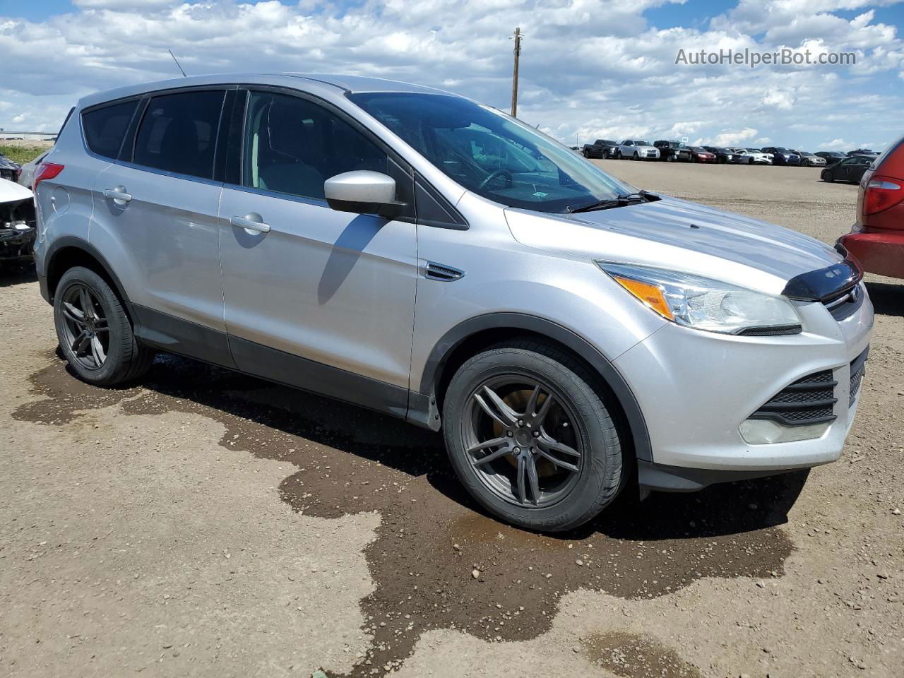 2015 Ford Escape Se Silver vin: 1FMCU9GX7FUC70378