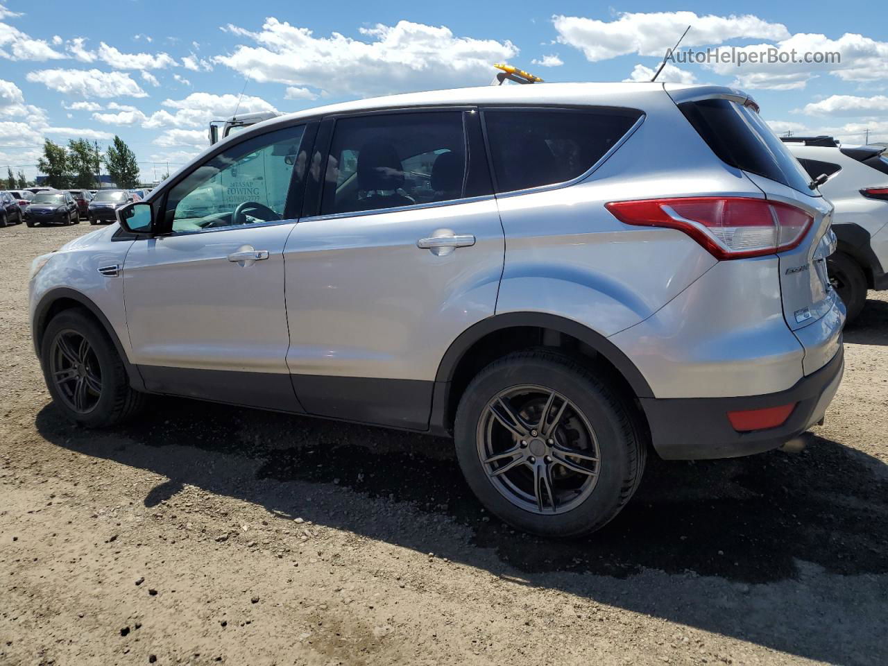 2015 Ford Escape Se Silver vin: 1FMCU9GX7FUC70378