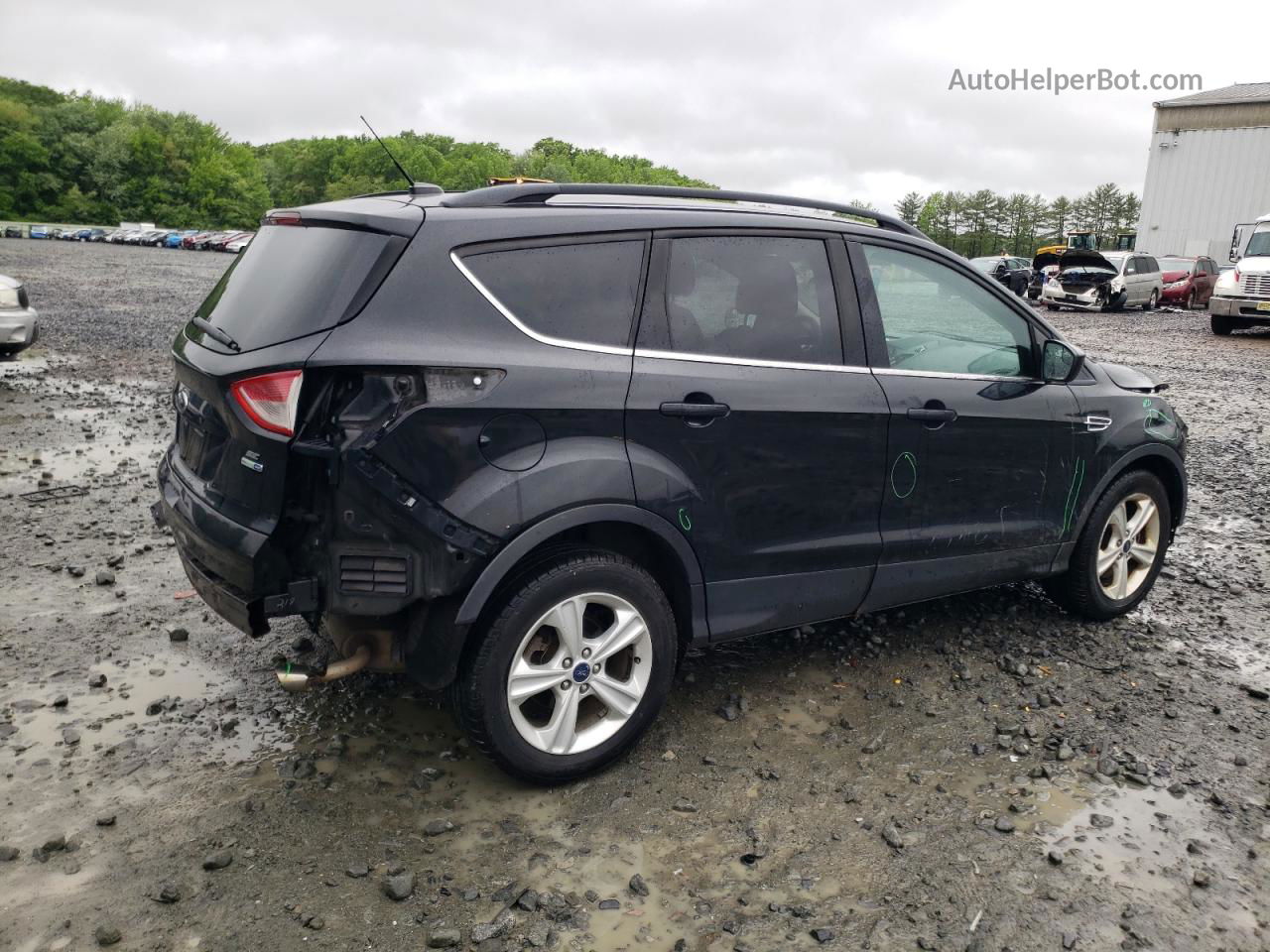 2015 Ford Escape Se Black vin: 1FMCU9GX7FUC72311