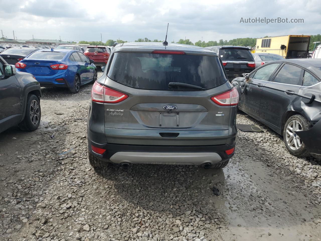 2015 Ford Escape Se Серый vin: 1FMCU9GX7FUC79209