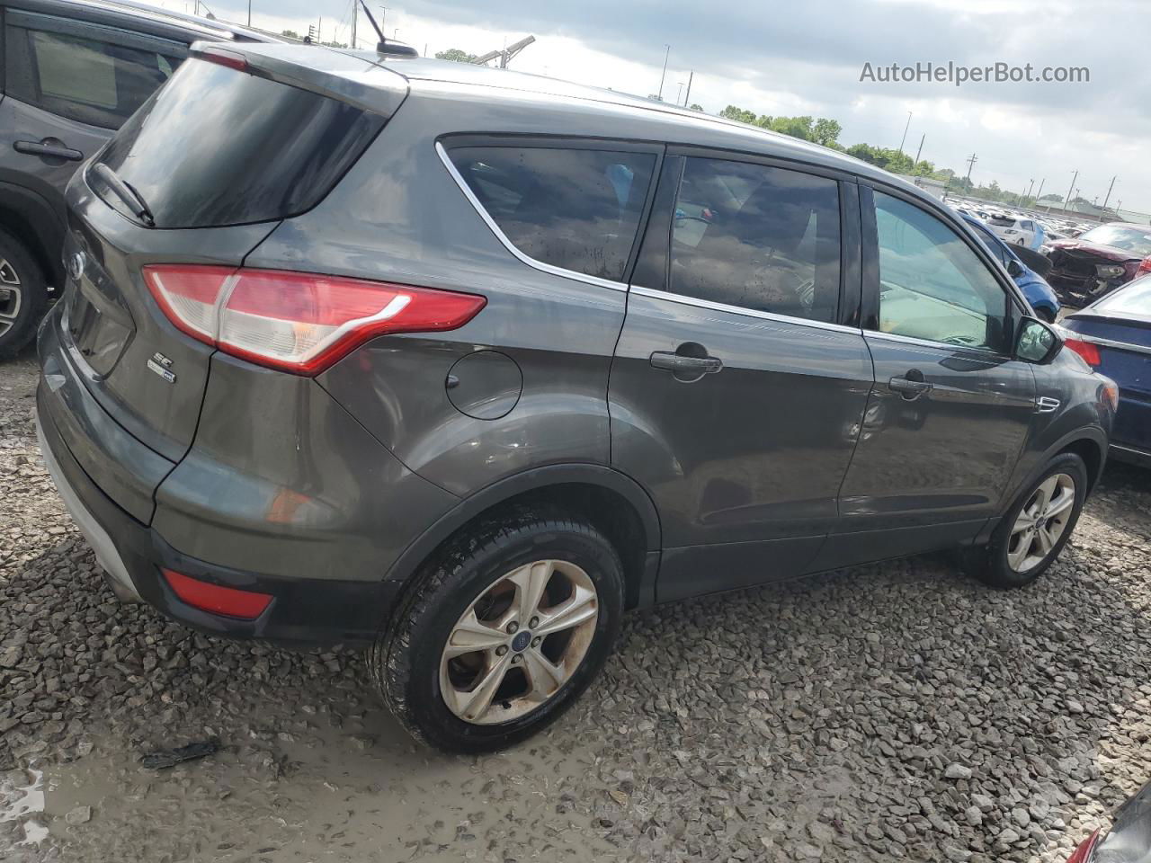 2015 Ford Escape Se Gray vin: 1FMCU9GX7FUC79209