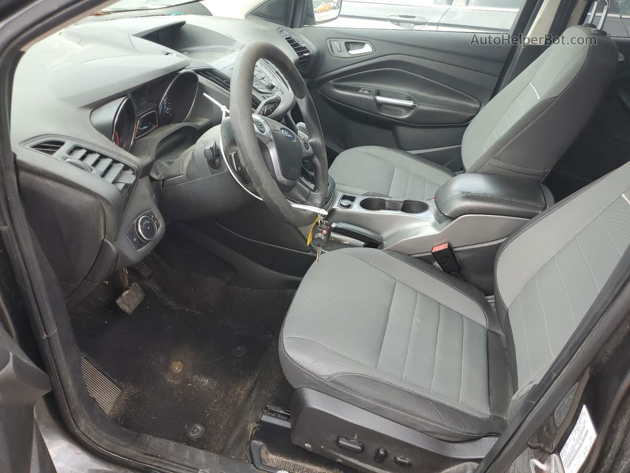 2015 Ford Escape Se Gray vin: 1FMCU9GX7FUC79209