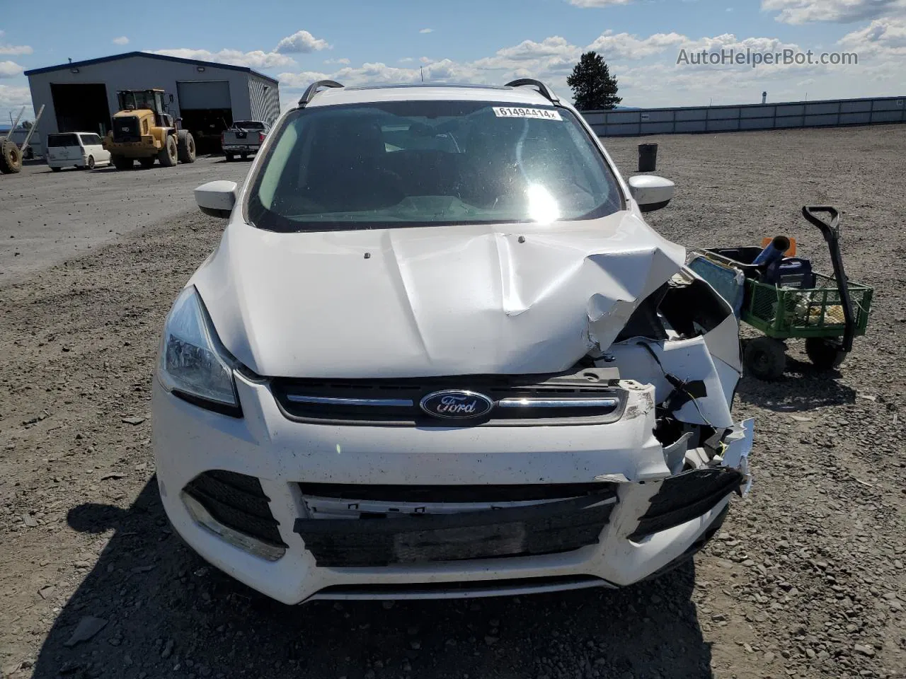 2016 Ford Escape Se White vin: 1FMCU9GX7GUB08333