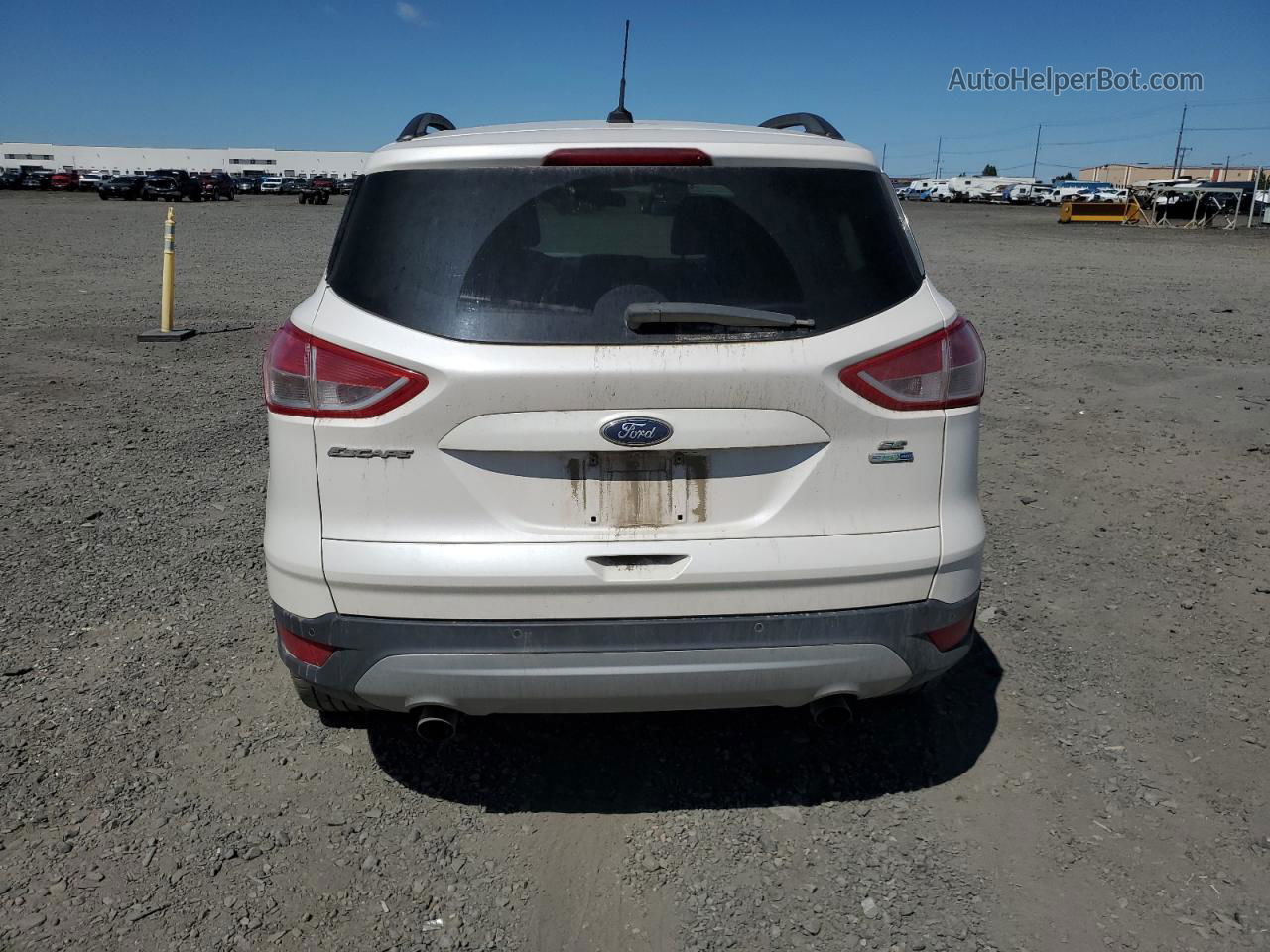 2016 Ford Escape Se White vin: 1FMCU9GX7GUB08333