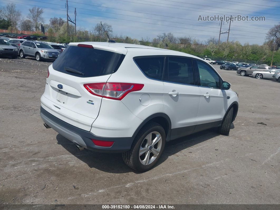 2016 Ford Escape Se White vin: 1FMCU9GX7GUB28436