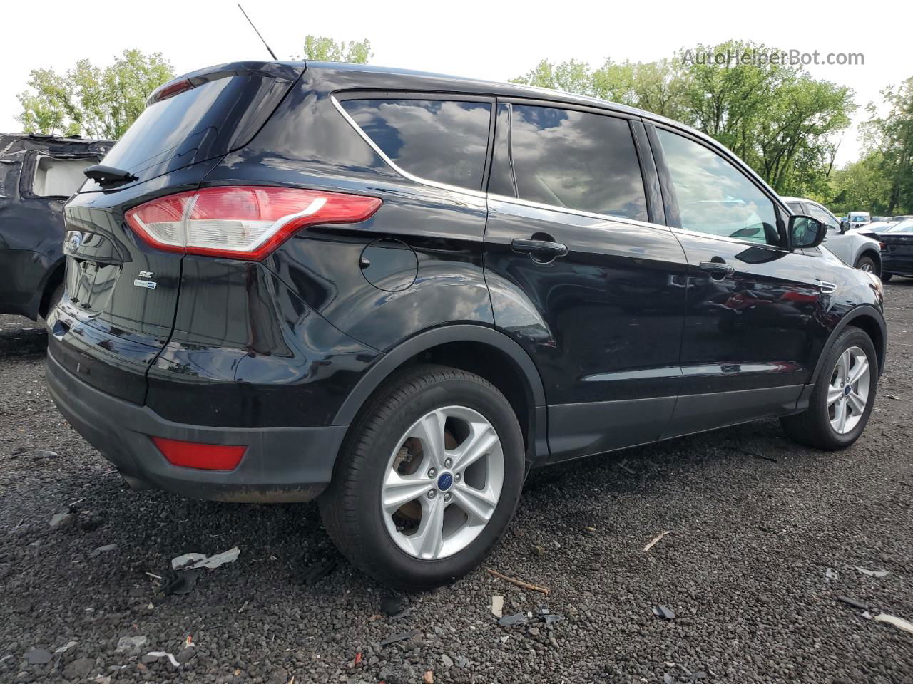 2016 Ford Escape Se Black vin: 1FMCU9GX7GUB74770