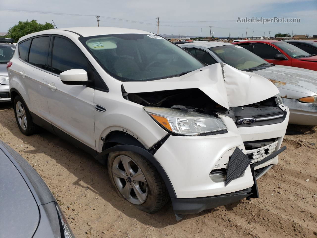 2016 Ford Escape Se White vin: 1FMCU9GX7GUC79423