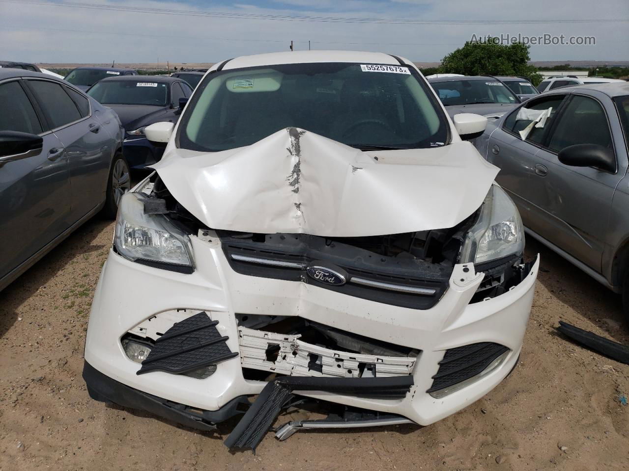 2016 Ford Escape Se White vin: 1FMCU9GX7GUC79423