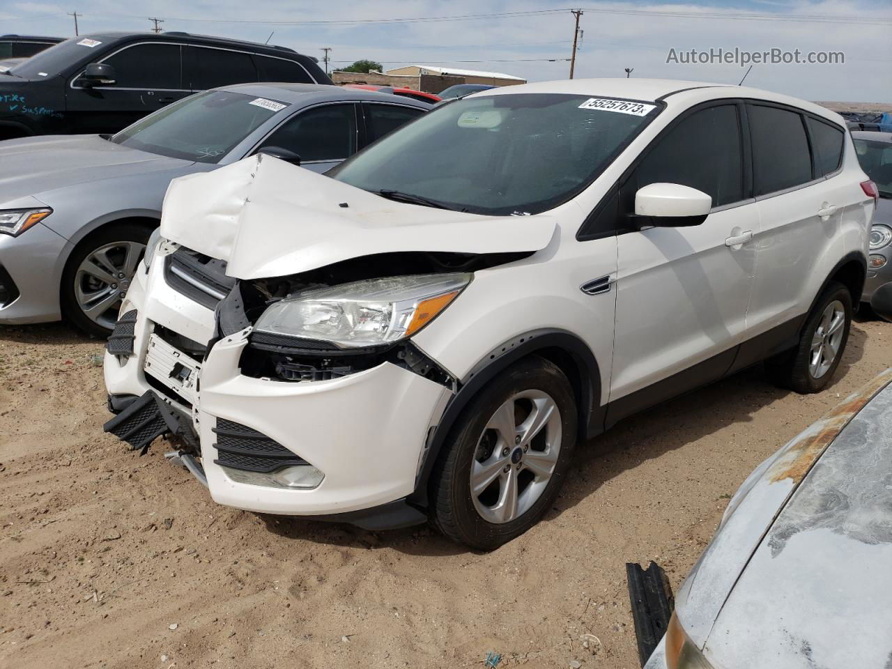 2016 Ford Escape Se White vin: 1FMCU9GX7GUC79423