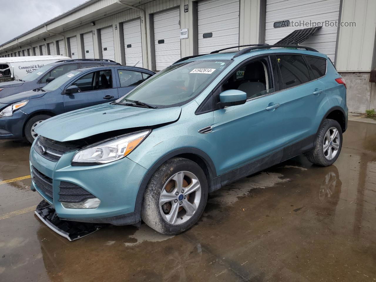 2013 Ford Escape Se Blue vin: 1FMCU9GX8DUB92643