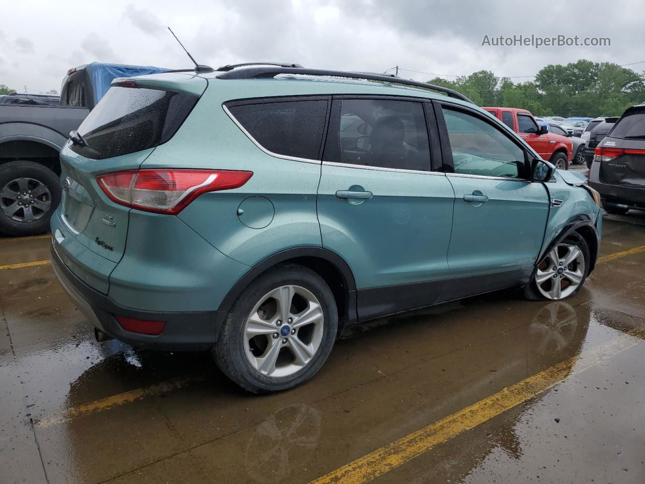 2013 Ford Escape Se Blue vin: 1FMCU9GX8DUB92643