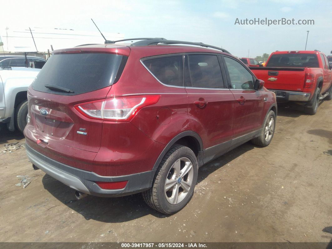 2013 Ford Escape Se Maroon vin: 1FMCU9GX8DUD16989