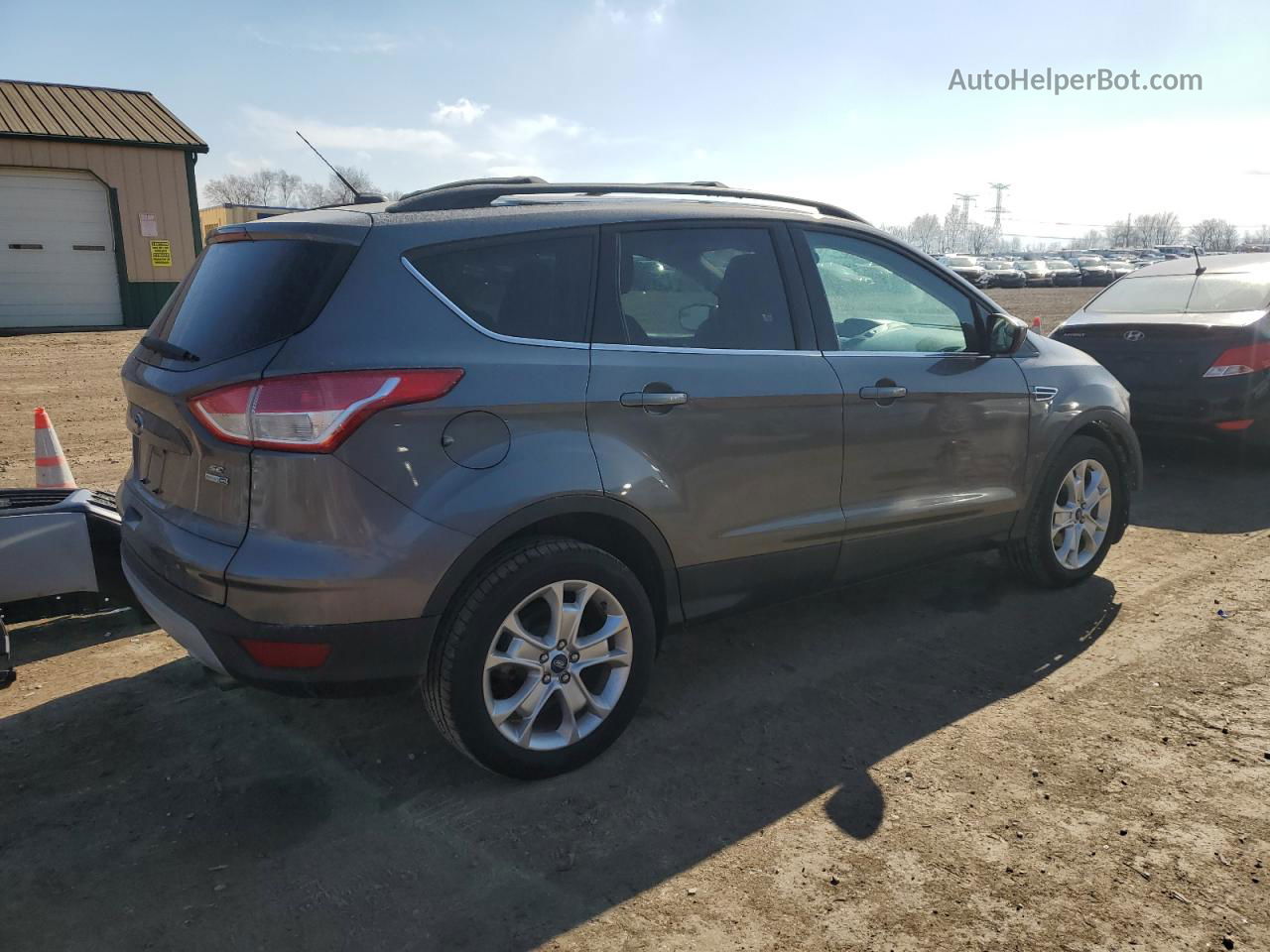 2013 Ford Escape Se Silver vin: 1FMCU9GX8DUD69143