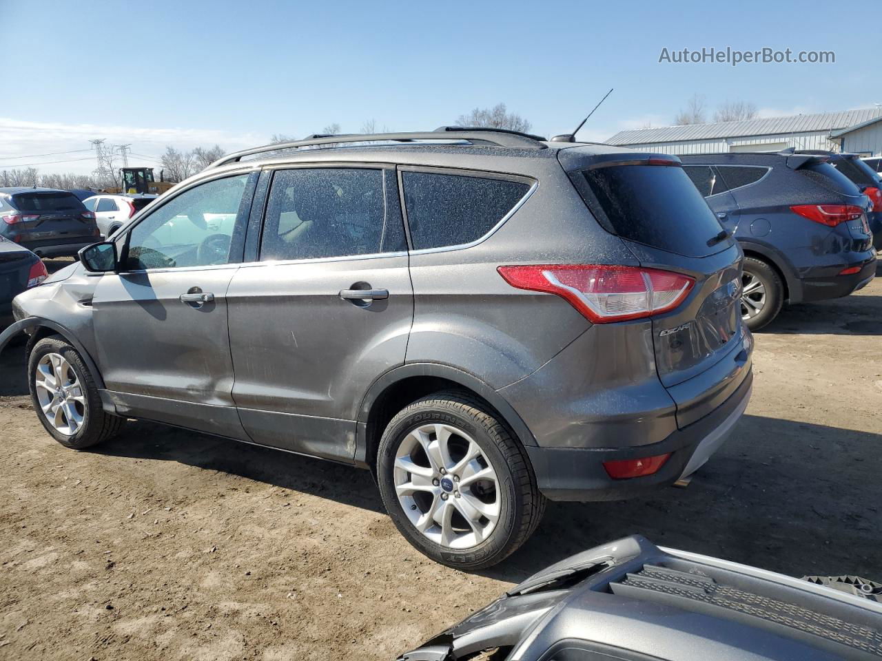 2013 Ford Escape Se Silver vin: 1FMCU9GX8DUD69143