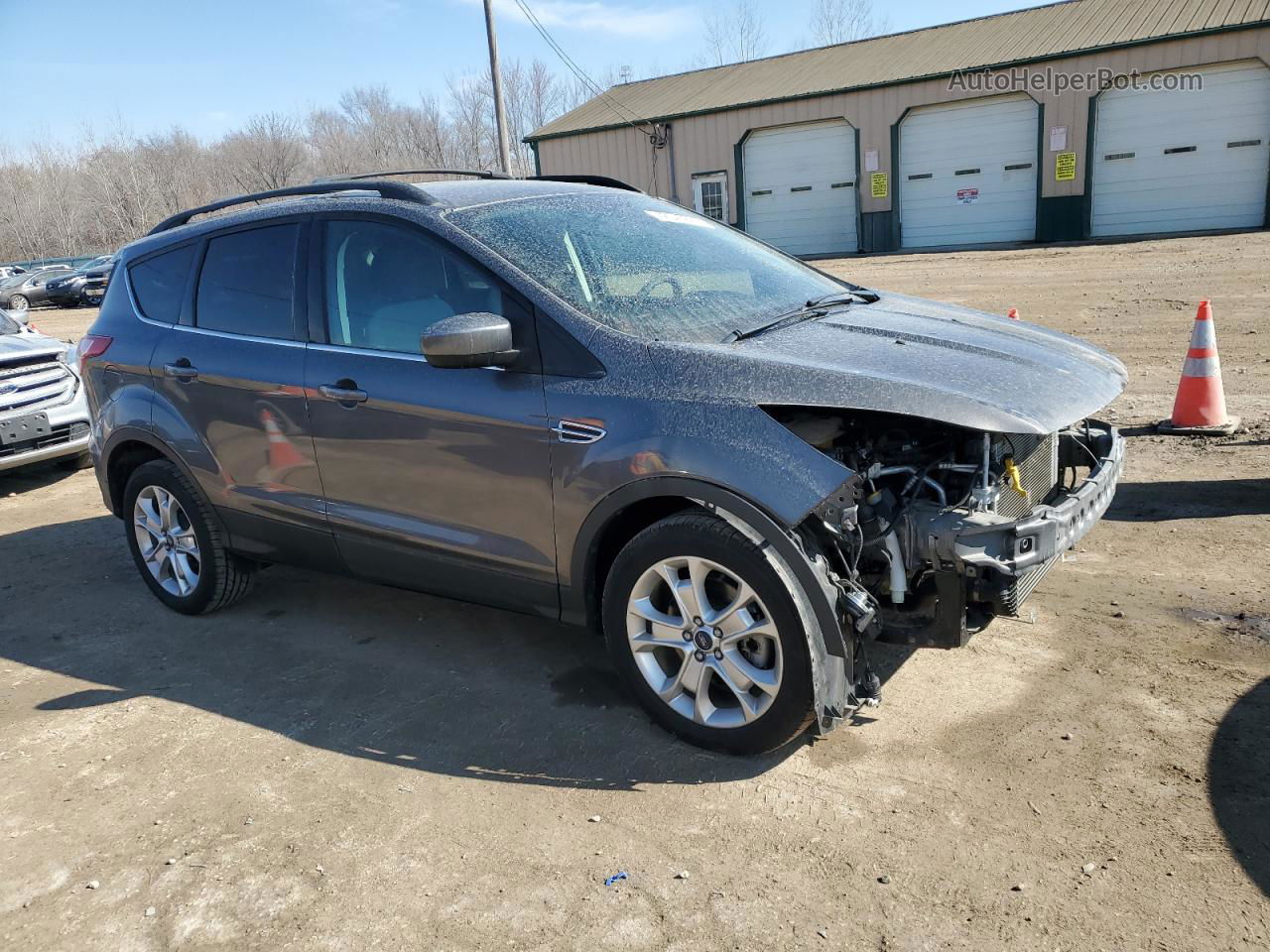 2013 Ford Escape Se Silver vin: 1FMCU9GX8DUD69143