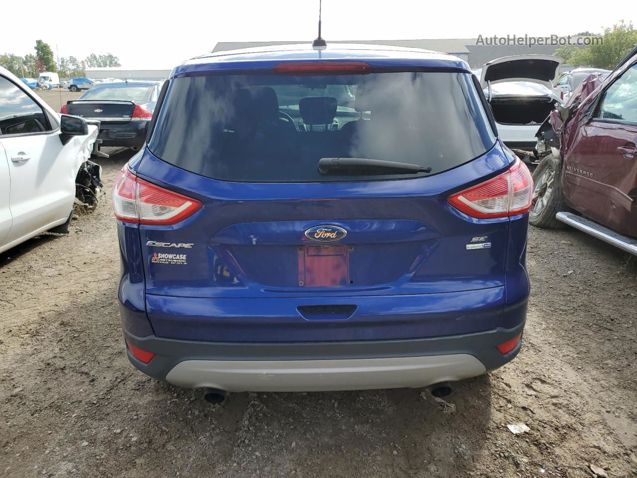 2014 Ford Escape Se Blue vin: 1FMCU9GX8EUA78319