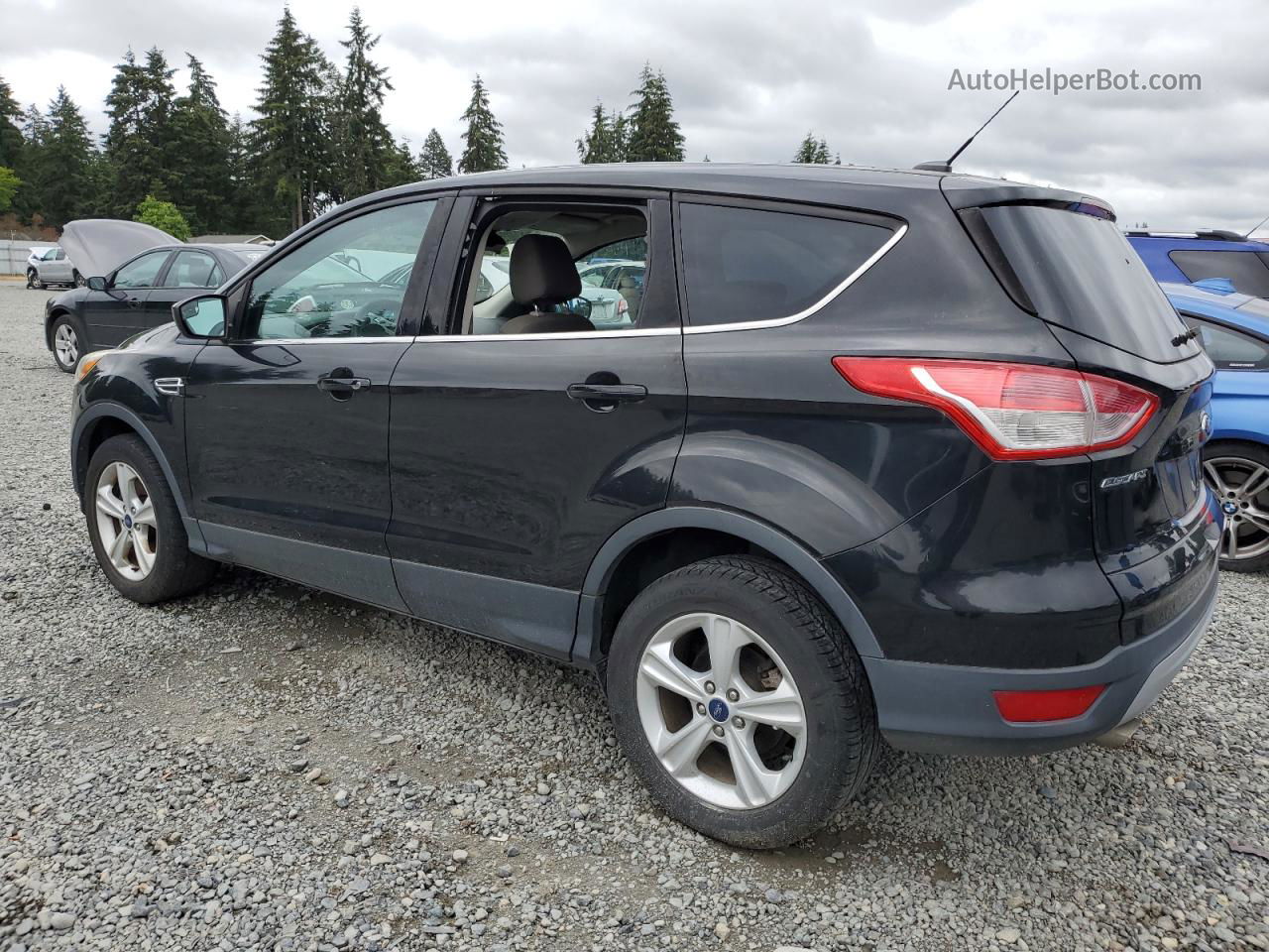 2014 Ford Escape Se Black vin: 1FMCU9GX8EUB49051