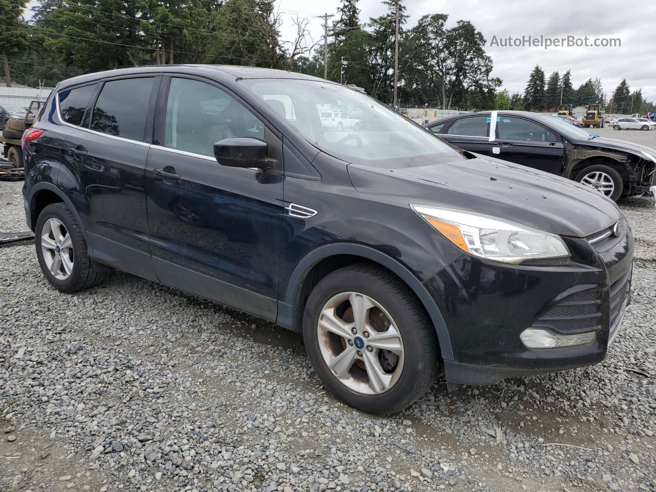 2014 Ford Escape Se Black vin: 1FMCU9GX8EUB49051