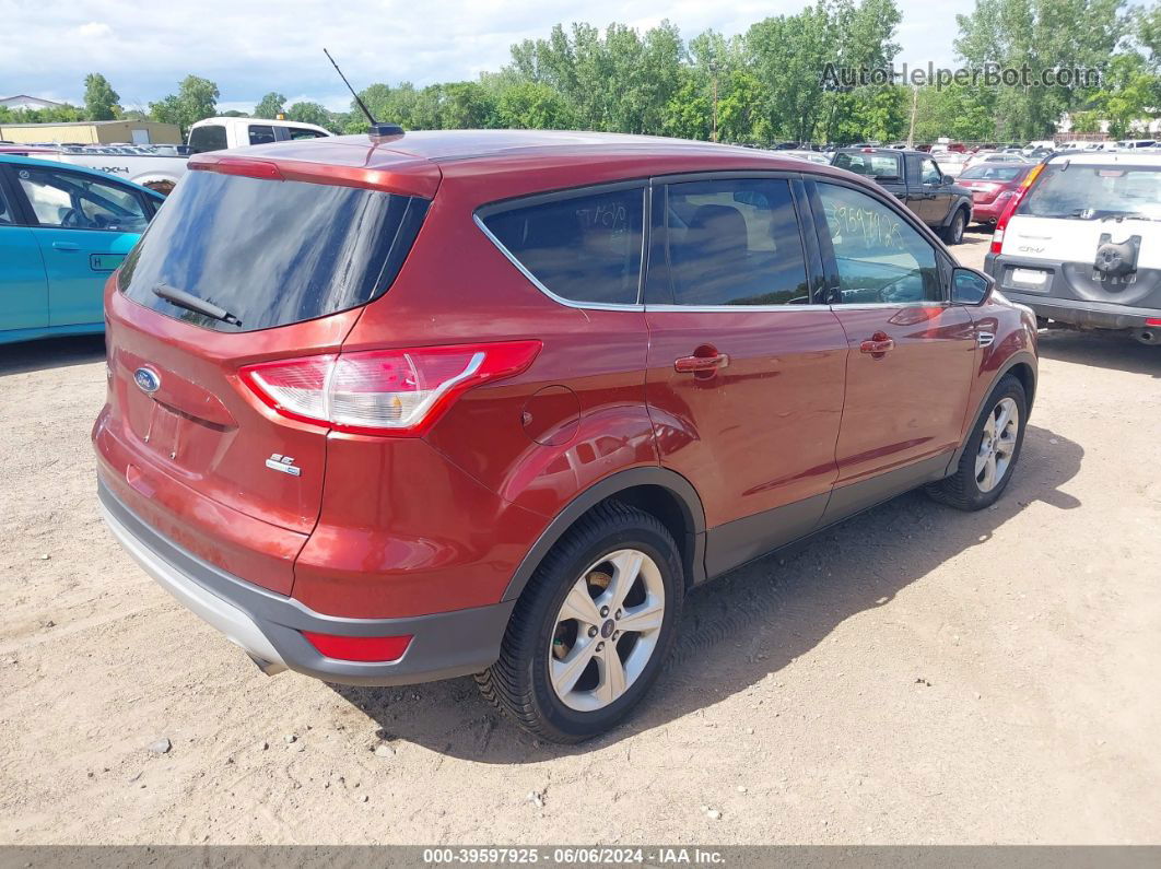 2014 Ford Escape Se Red vin: 1FMCU9GX8EUD65854