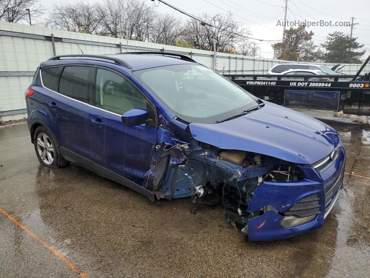 2015 Ford Escape Se Blue vin: 1FMCU9GX8FUA02875